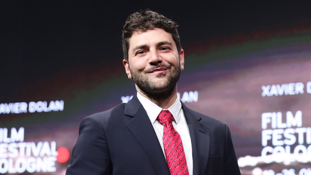 COLOGNE, GERMANY - OCTOBER 26:  Xavier Dolan receives The Hollywood Reporter Award during  the Film Festival Cologne Awards 2023 at E-Werk on October 26, 2023 in Cologne, Germany. (Photo by Andreas Rentz/Getty Images)