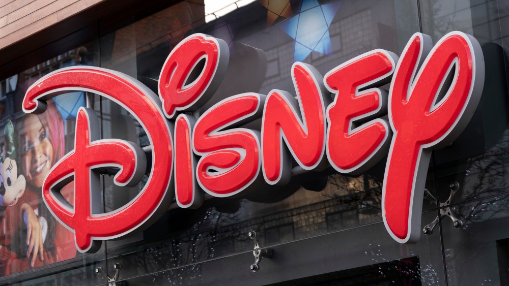 Sign for the media brand Disney Store on 19th December 2020 in London, United Kingdom. The Walt Disney Company, commonly known as Walt Disney or simply Disney, is an American diversified multinational mass media and entertainment conglomerate. (photo by Mike Kemp/In Pictures via Getty Images)