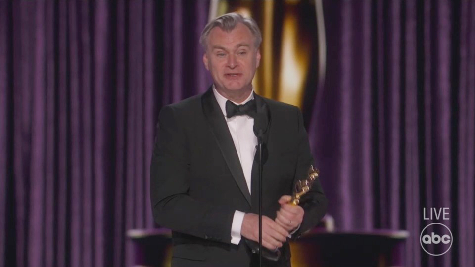 Christopher Nolan Best Director Oscar Win