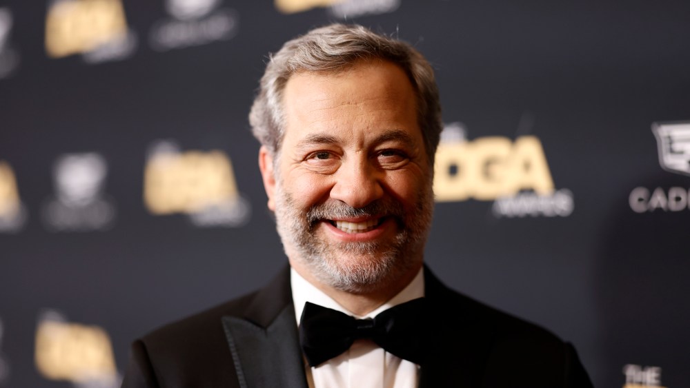 BEVERLY HILLS, CALIFORNIA - FEBRUARY 10: Host Judd Apatow attends the 76th Directors Guild of America Awards at The Beverly Hilton on February 10, 2024 in Beverly Hills, California. (Photo by Frazer Harrison/Getty Images for DGA)