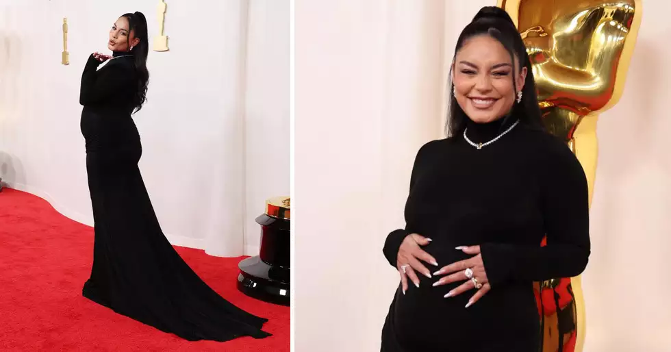 Vanessa Hudgens is pregnant, showing off her baby bump at Oscars 2024