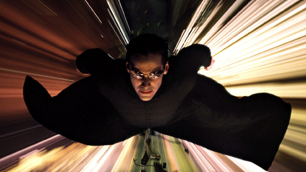 THE MATRIX RELOADED, Keanu Reeves, 2003, (c) Warner Brothers/courtesy Everett Collection