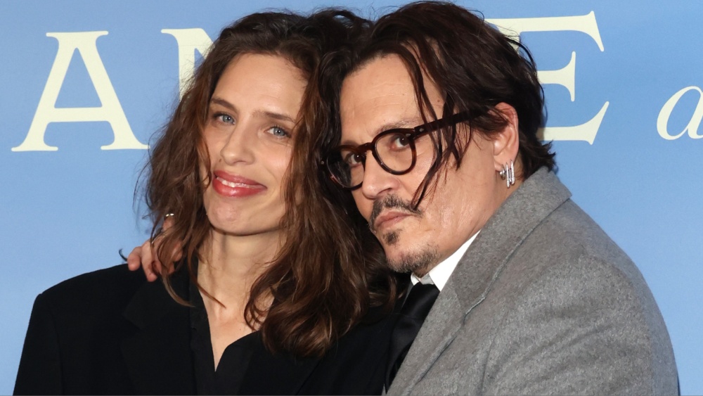 LONDON, ENGLAND - APRIL 15: Maïwenn and Johnny Depp attend the