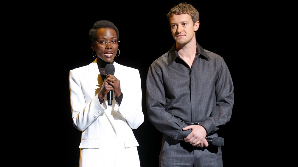 LAS VEGAS, NEVADA - APRIL 11: (L-R) Lupita Nyong