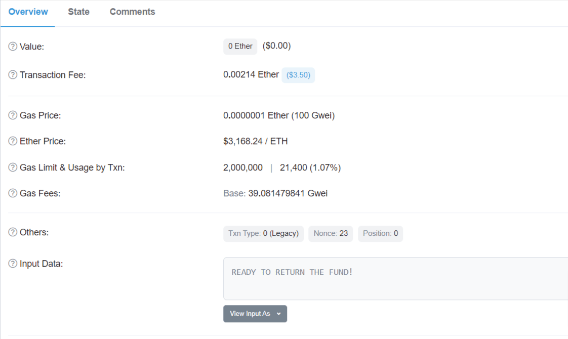 Ethereum Transaction