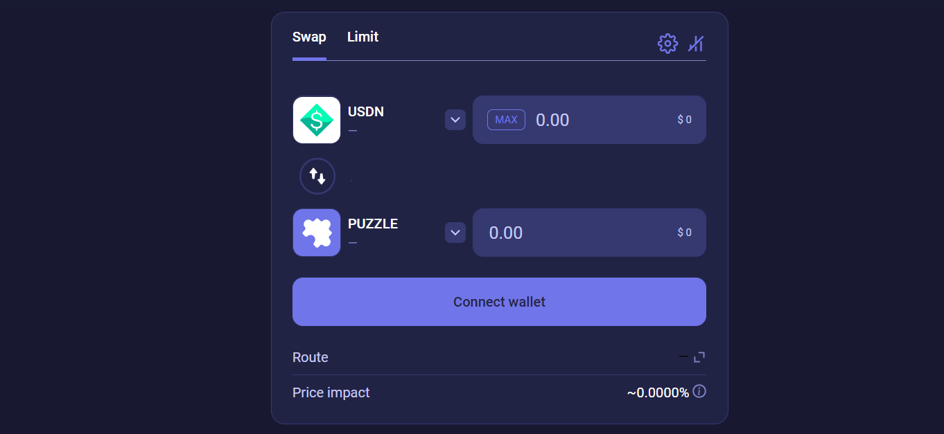 منصة تداول عملات رقمية لامركزية puzzleswap