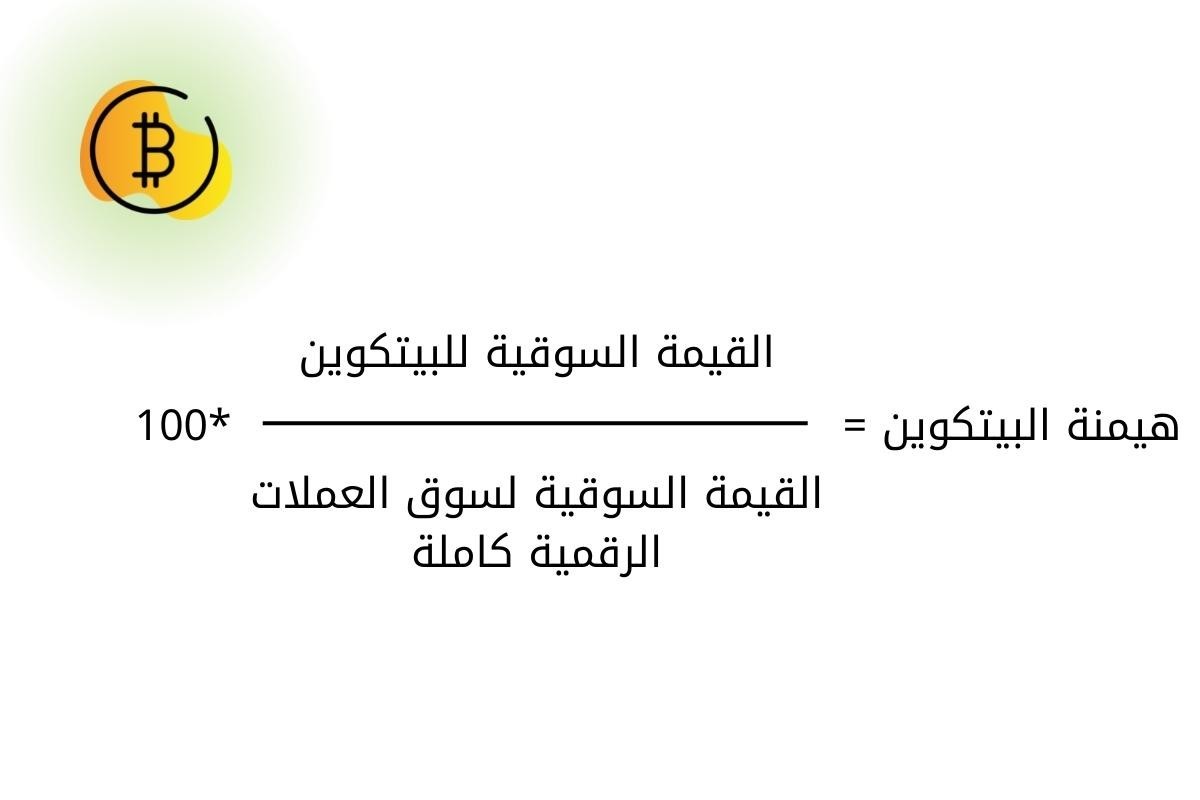 معادلة حساب نسبة هيمنة البيتكوين