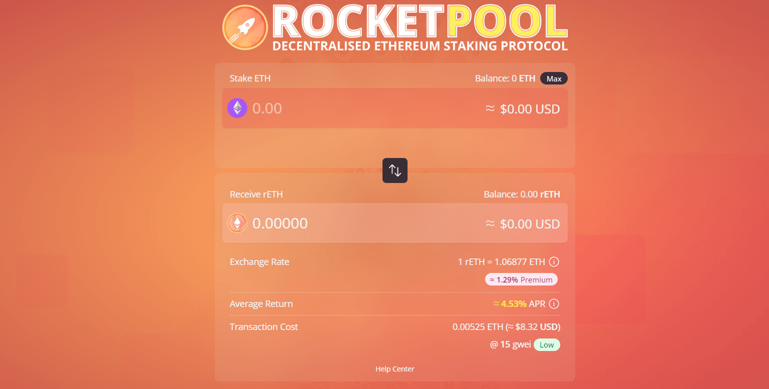 مجمع السيولة الثاني ضمن منصة Rocket Pool