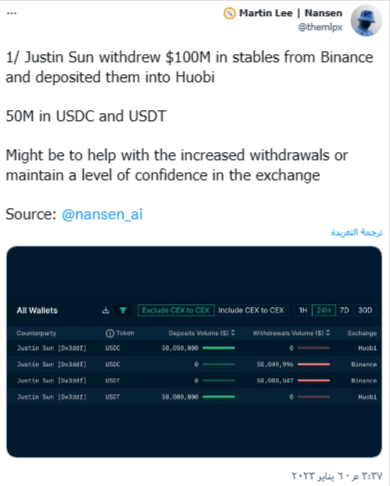 نانسن يقول أن الأموال التي تلقتها Huobi ستعيد الثقة بالمنصة