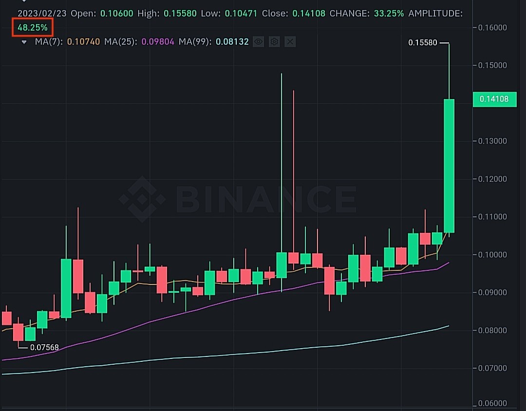 سعر عملة VIB الرقمية وفق موقع بينانس