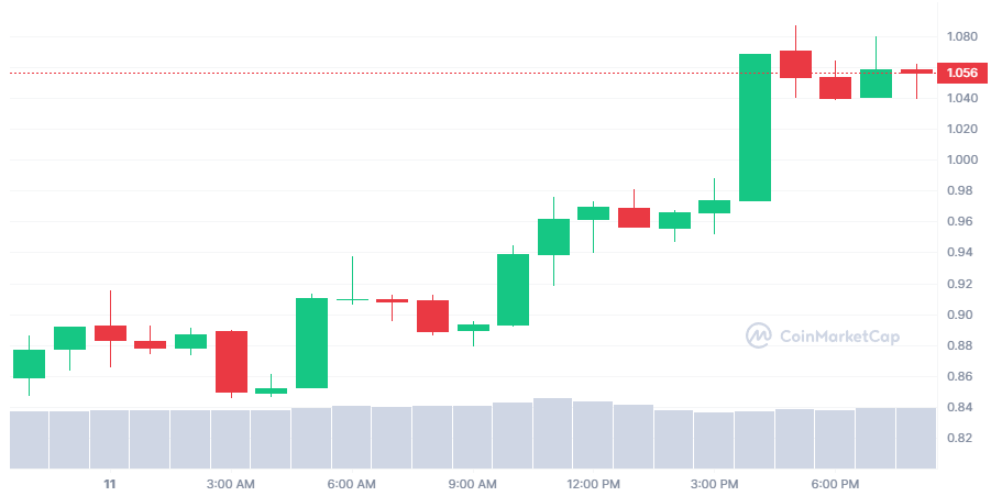 سعر عملة MINA الرقمية الحالي على CoinMarketCap