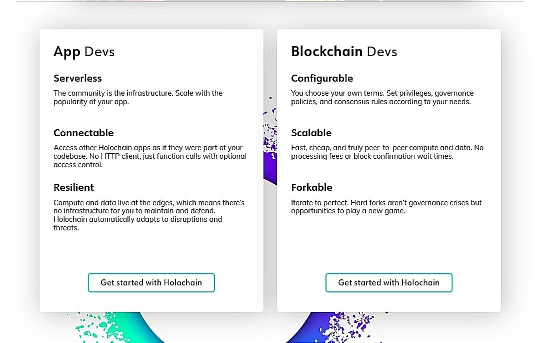 جوانب الفرق بين تقنية بلوكتشين وشبكة Holo