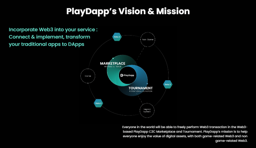 رؤية منصة PlayDapp وسياسة عملها
