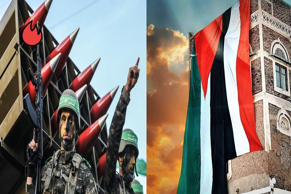 اليمن تشن هجوما صاروخيا عنيفا على إسرائيل دعما لغزة