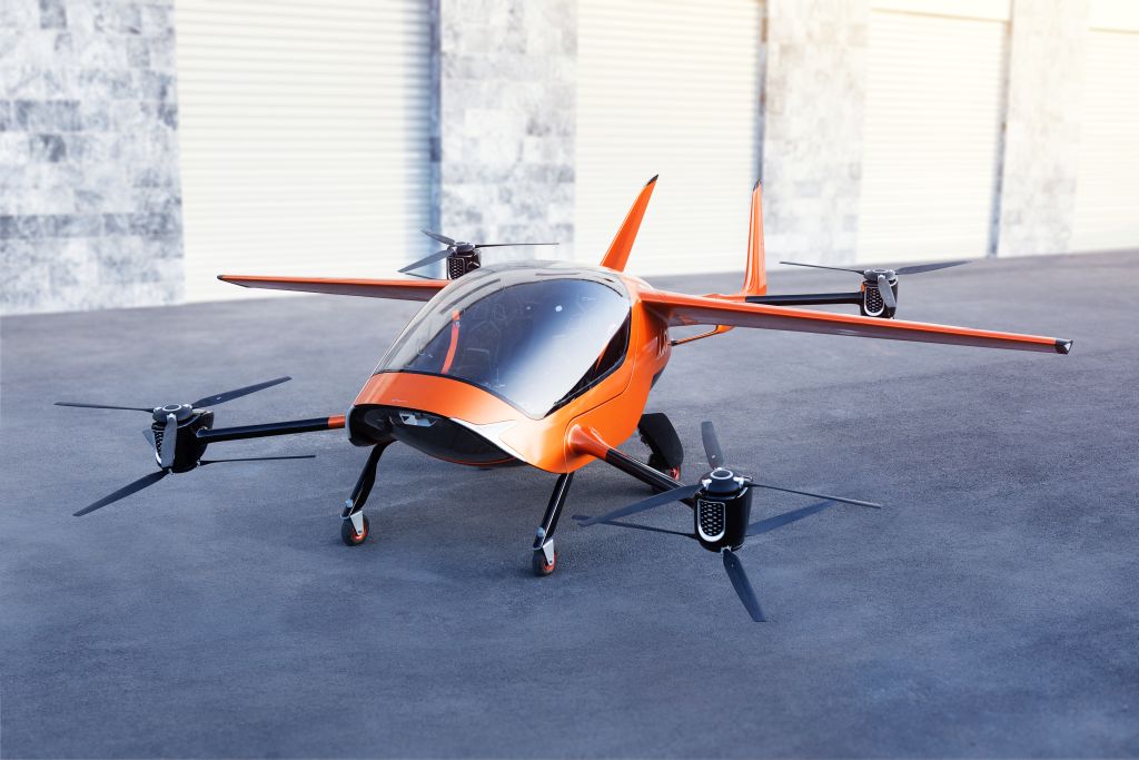 صور نموذج من التاكسي الطائر eVTOL (صورة 1)