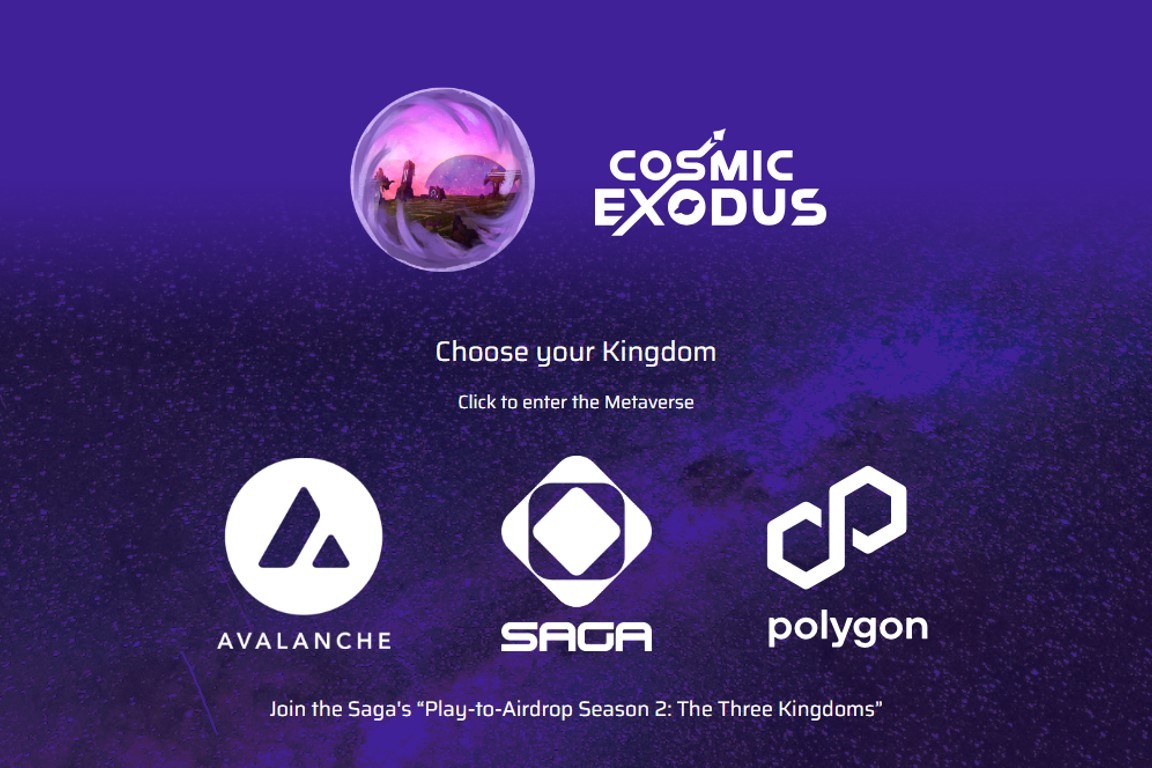 صورة لعبة cosmic exodus الخاصة بشبكة Saga 